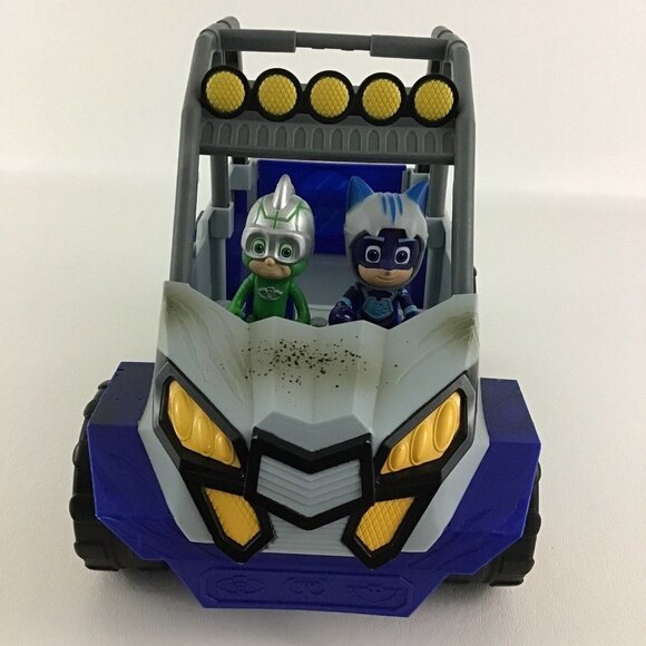 PJ Masks Dino Trouble Off Road Rescue Vehicle Action Figures Just Play Frog Box - Picture 5 of 8